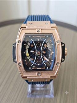 Invicta Skeleton Dial Rose Gold Watch