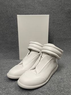 Mason Margiela Future Leather Sneakers ⚪️