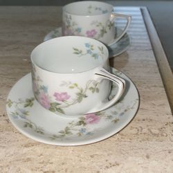 Rosenthal Teacups with Saucers - (2) cups with (2) saucers
