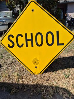 Old City of Long Beach School Sign