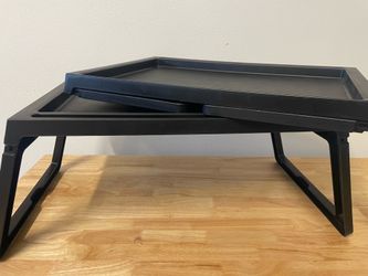 Bed Tray Table  with phone slot x 2