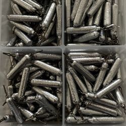 1/8 OZ And 3/16 OZ Dropshot Weights Clip On Swivel 