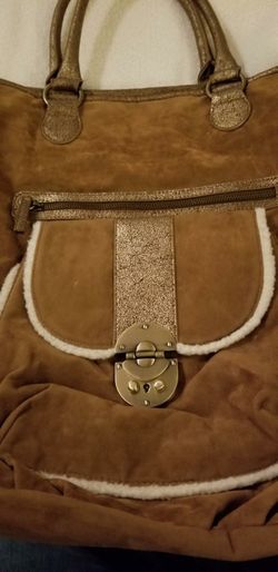 Charlotte Rose Large Brown Tote. Approximate Measurements Are 16" Wide, 17" Tall, and 6" Wide. Tote Is In Very Good Condition.