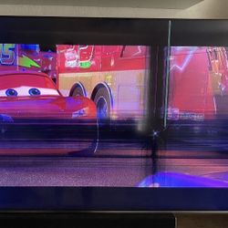 Cracked 65” Samsung Tv
