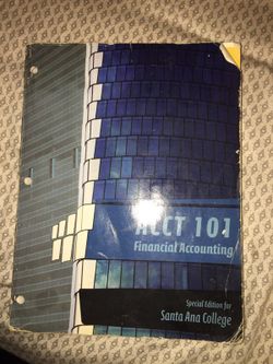 Accounting 101 Financial Accounting Santa Ana College