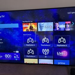 ROKU TV AND STAND