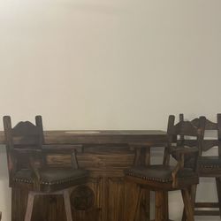 Rustic wood Bar Solid wood 