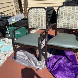Two Chairs Leather No Scratch Clean 