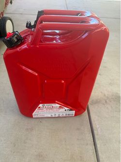 Metal gas container