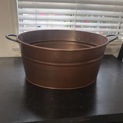 Copper Plated Oval tub