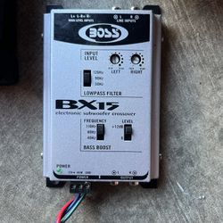 Boss BX15 Electronic Subwoofer Crossover