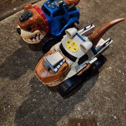 Who Let The Dogs Out Truck And Jurrasic Truck