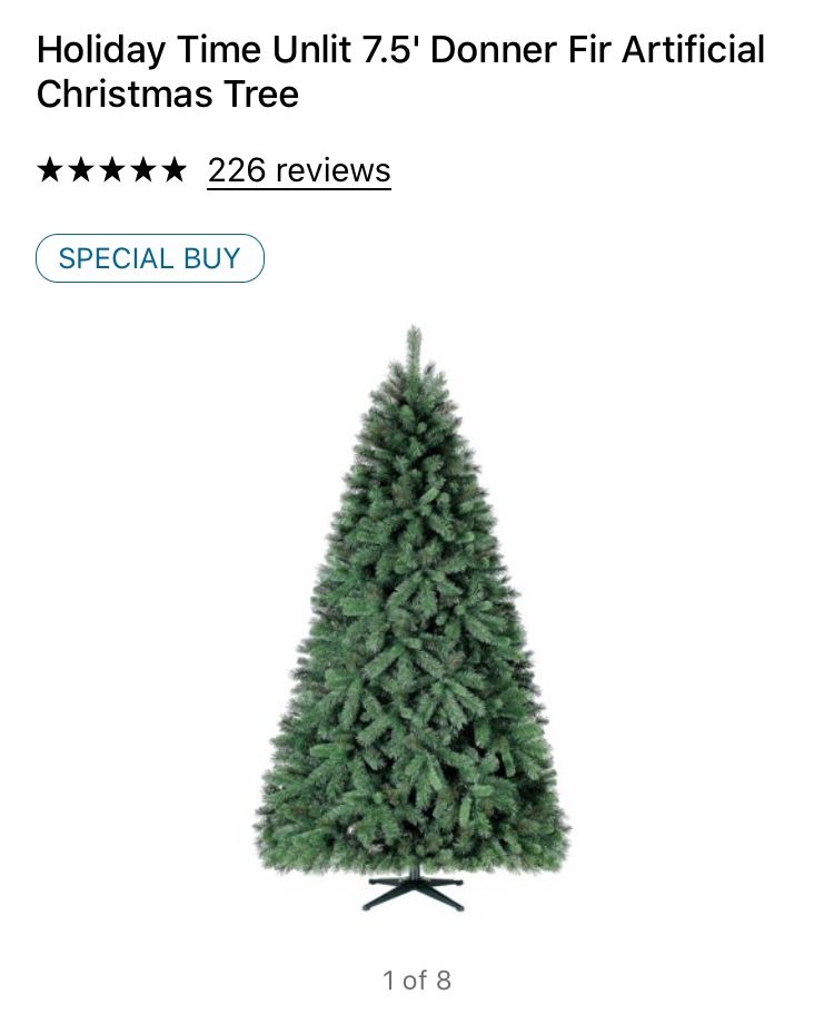 7.5 Prelit Christmas Tree