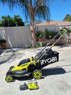 Ryobi 18v 16" lawn mower kit