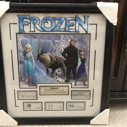 Disney Frozen 20x22 Framed Collectible 
