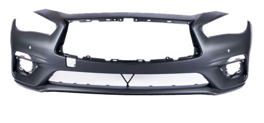 NEW Front Bumper Cover For 2018-2023 Infiniti Q50 with Sensor holes