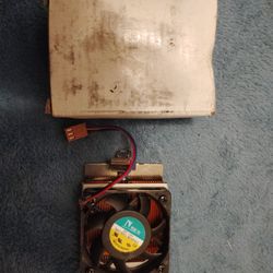CPU cooler "NNING TVI," "DC 12V," "TWO BALL BEARING