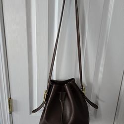Vintage Coach drawstring bucket bag