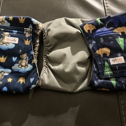 “Grecle” Male Dog Diapers  Size S Set Of 3 