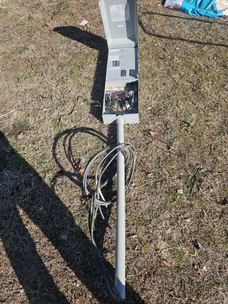 Temporary Meter Box..