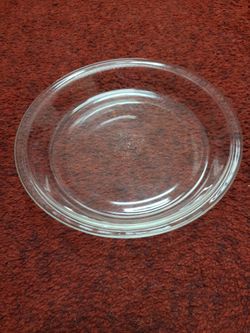 9" clear Pyrex pie dish