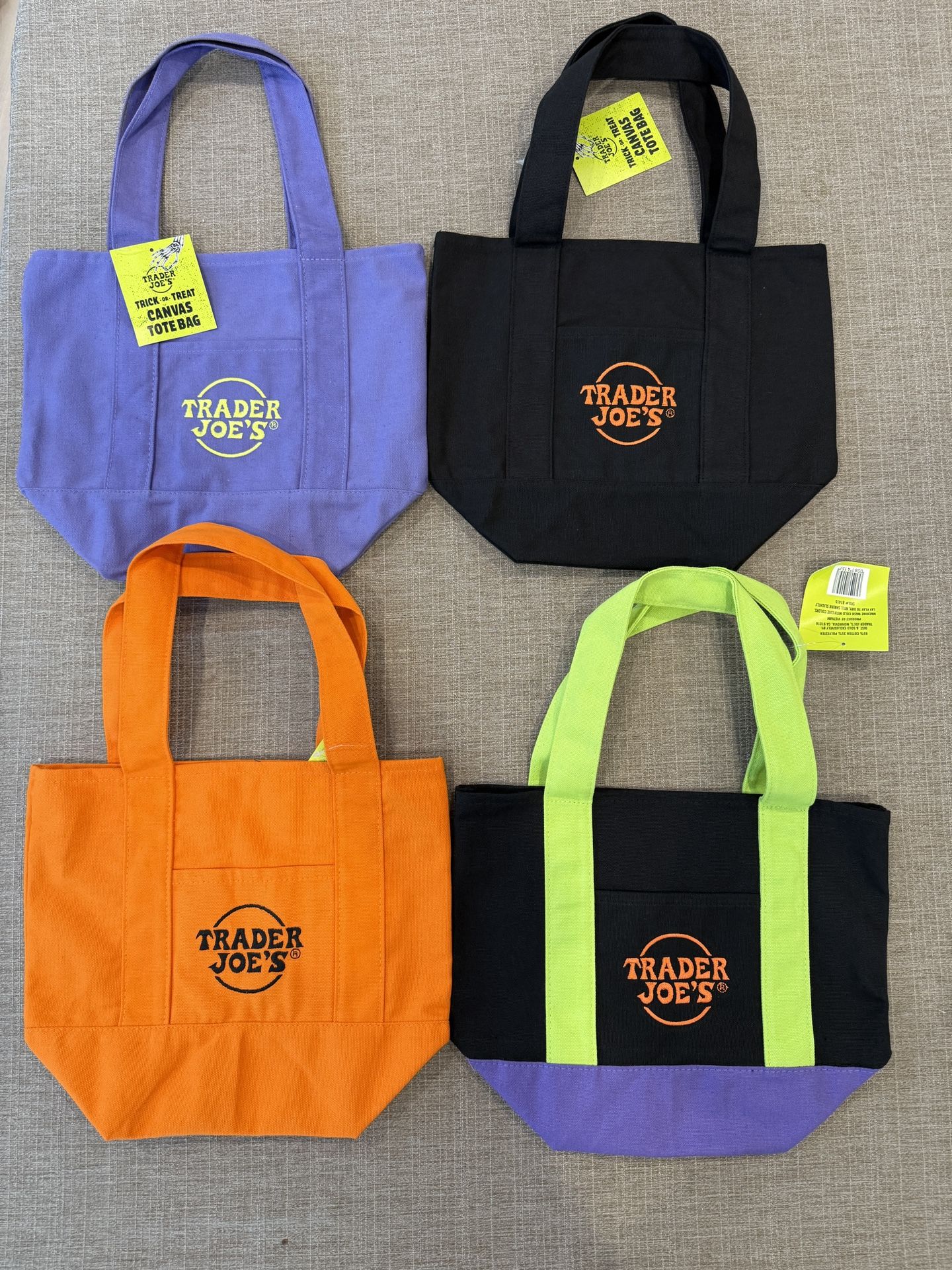 Trader Joe’s Halloween Tote Bags (Set Of 4)