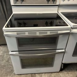 Double Oven White Stove 🔥