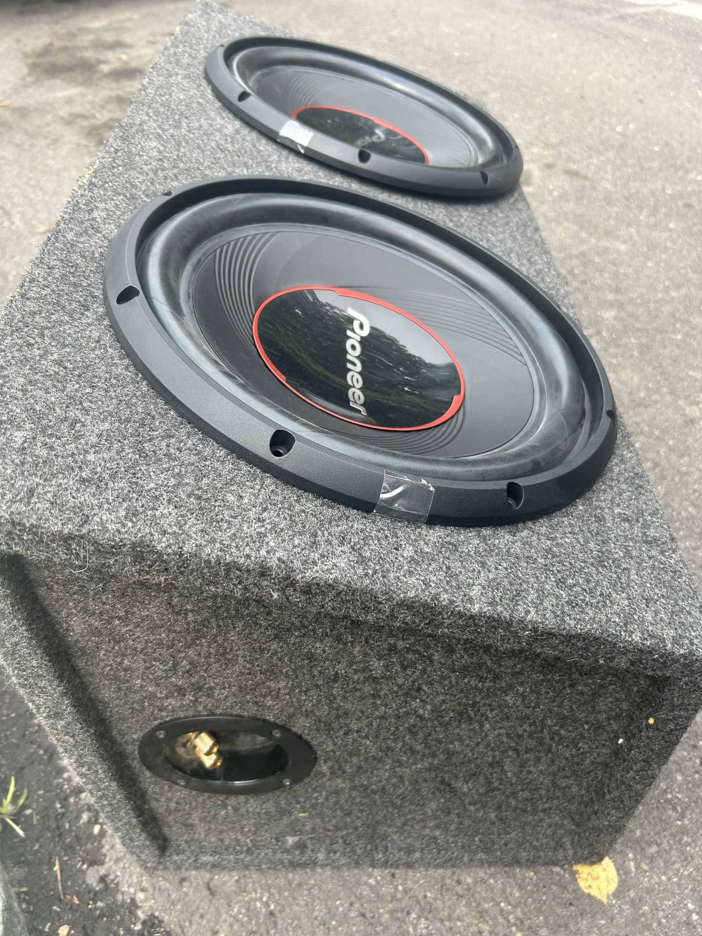 Dual Pioneer 12inch Subs