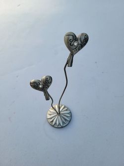 Elsal decorative metal clip photo holder 6.5"