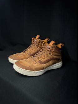 Vans UltraRange Brown Ginger Suede High Top Shoes