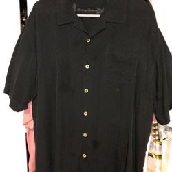 2  Xl  Tommy Bahama Button Down Shirts  100% Silk 