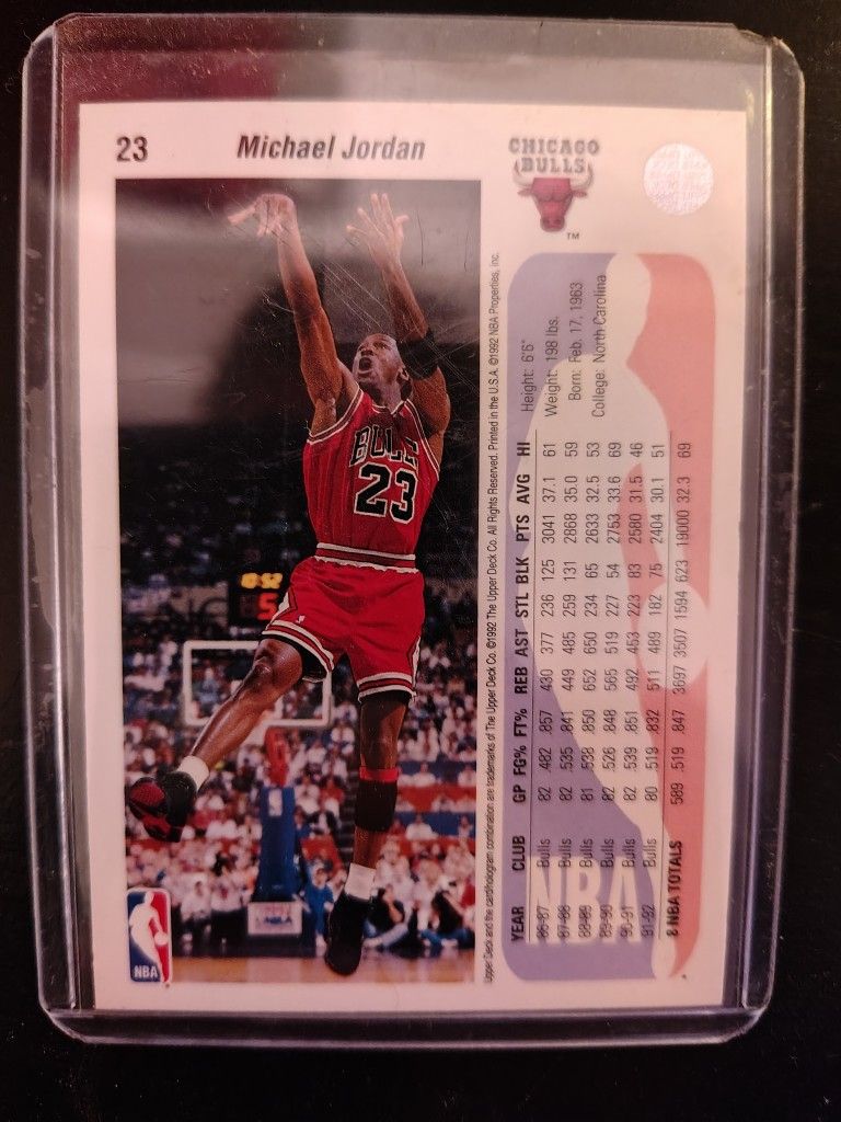 Michael Jordan NBA Bulls Card