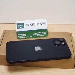 iPhone 13 128 GB Black Unlocked For Any Carrier Excellent Condition 