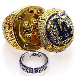 NEW Dodgers 2025 World Series Champion Ring ALL SIZE 11