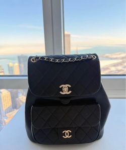 Chanel Quilted Small Duma Drawstring Backpack