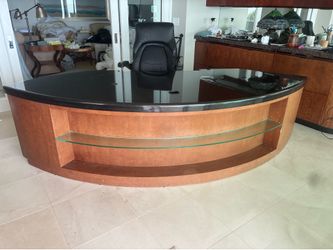 Marble top executive desk