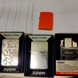 4 Zippo Lot 