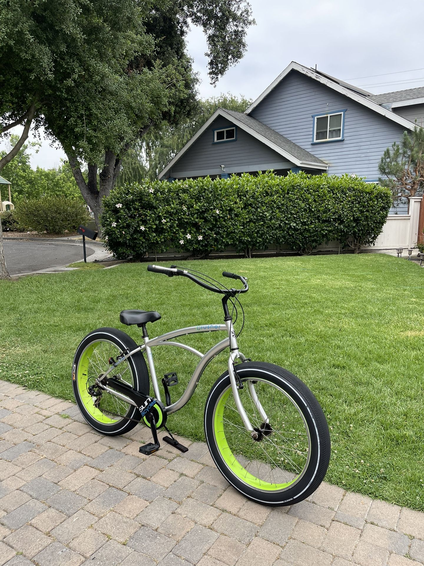 7 speed fat tire beach cruiser bike