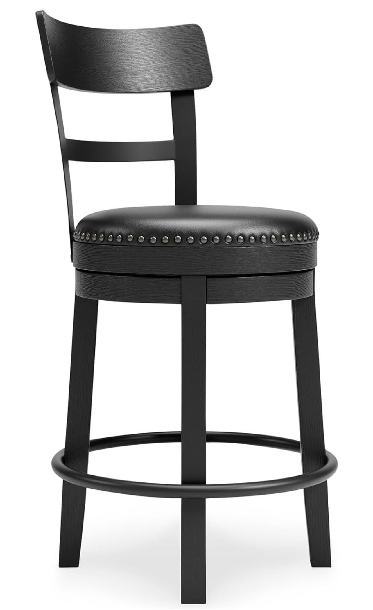 Two Ashley Valebeck Swivel Bar Stools ,Excellent Condition 