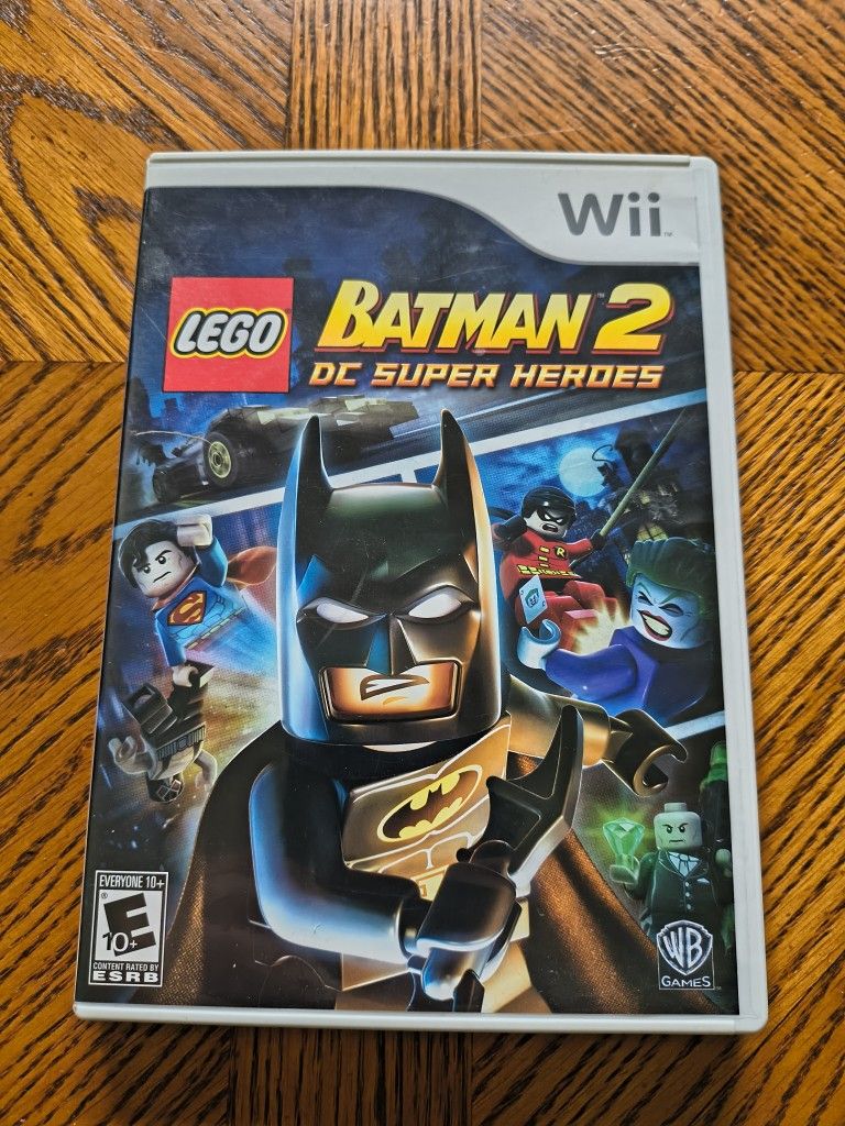 LEGO Batman 2: DC Super Heroes - Nintendo Wii Game - Complete w/ Manual & Movie