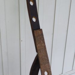 Wine Bottle Rack Made From Wine Barrel. 