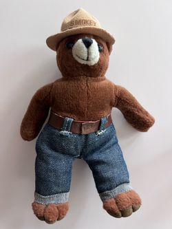 Mini Smokey the Bear plush toy 6”
