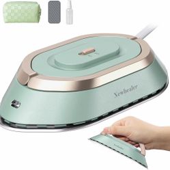 Compact Travel Iron w/ Global Voltage, Ceramic Soleplate - Heats in 60 Seconds