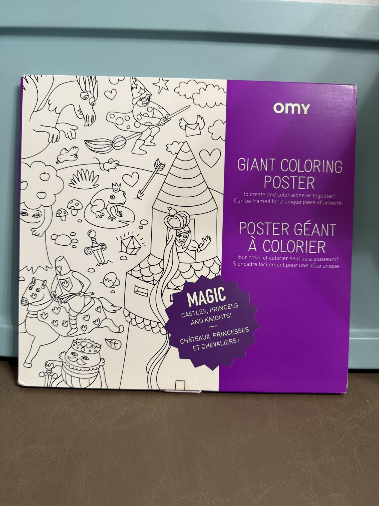 Omy Magic Theme Giant Coloring Poster