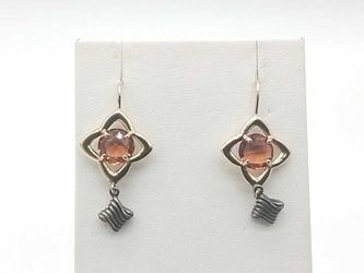 Citrine Tourmaline 18k Yellow Gold 5.5 Grams Earrings Mk0625wozmia