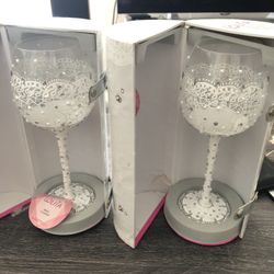 Design Fine Glasses New With Box (2) 