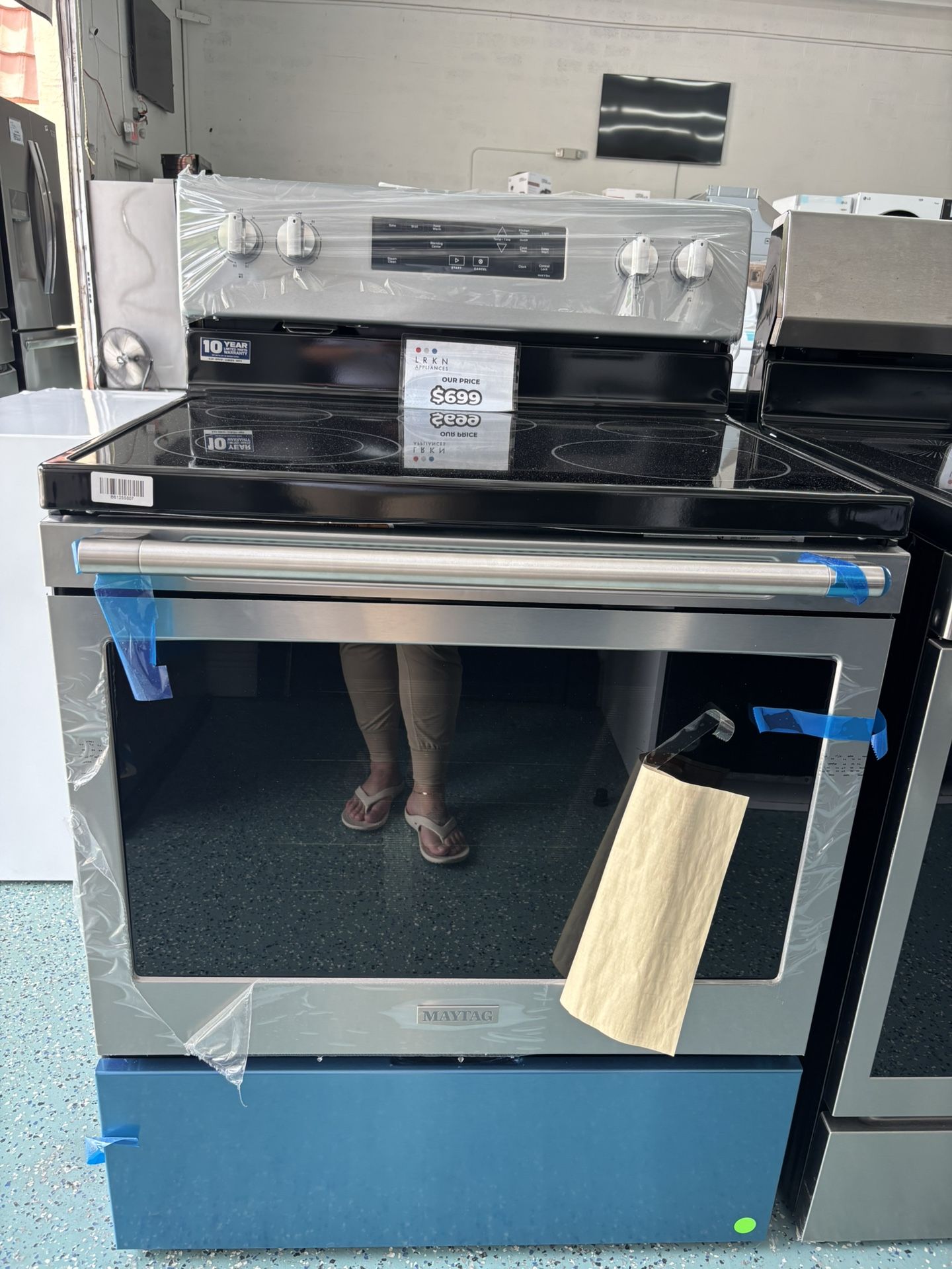 ESTUFA WHIRLPOOL ELÉCTRICA DE 30 Pulgadas De Ancho.