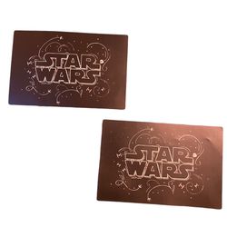 NWT- Star Wars Plastic Placemats, Set Of 2