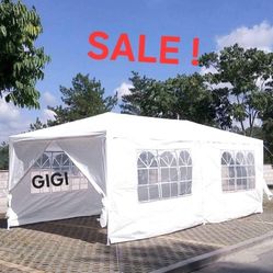 10'x20' Pop Up Canopy Outdoor Large Canopy Tent with Removable Sidewalls, Instant Canopy Camping Gazebo for Party BBQ Wedding Events.