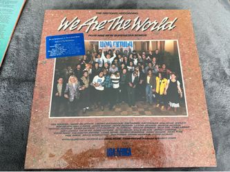 We are the world vinyl album / record